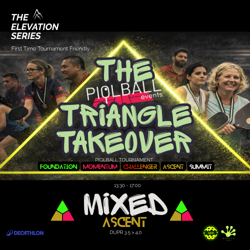 Mixed Doubles 3.5 > 4.0 ASCENT (Tri-MAY26)