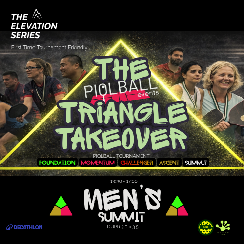 Men's Doubles SUMMIT DUPR 4.0 > 5.09 (Tri-May26)