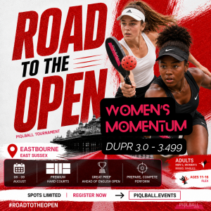 WOMEN'S Doubles MOMENTUM (DUPR 3.0 > 3.499) (RTTO-AUG26)