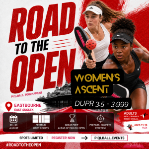 WOMEN'S Doubles ASCENT (DUPR 3.5 > 3.999) (RTTO-AUG26)