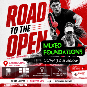 MIXED Doubles FOUNDATION (DUPR 3.0 & Below) (RTTO-AUG26)