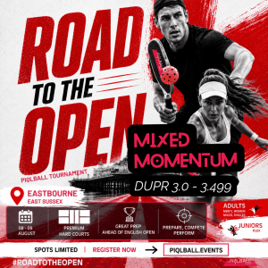 MIXED Doubles MOMENTUM (DUPR 3.0 > 3.499) (RTTO-AUG26)