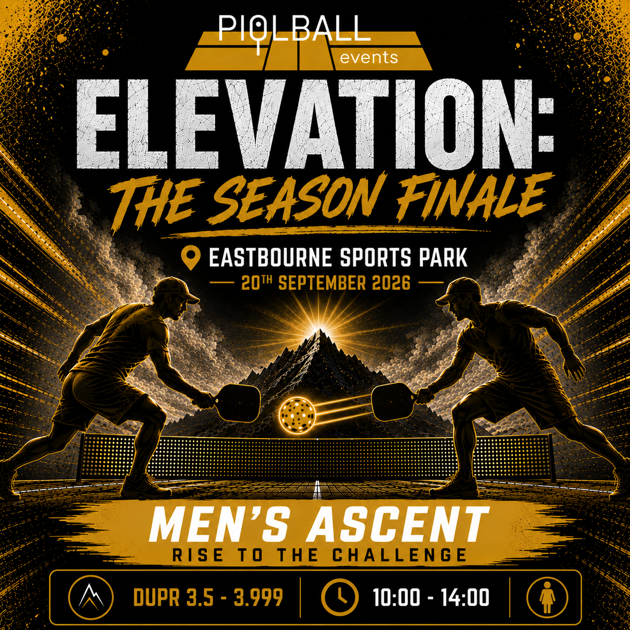 Men's Doubles ASCENT (DUPR 3.5 - 3.99) (ESSF26)