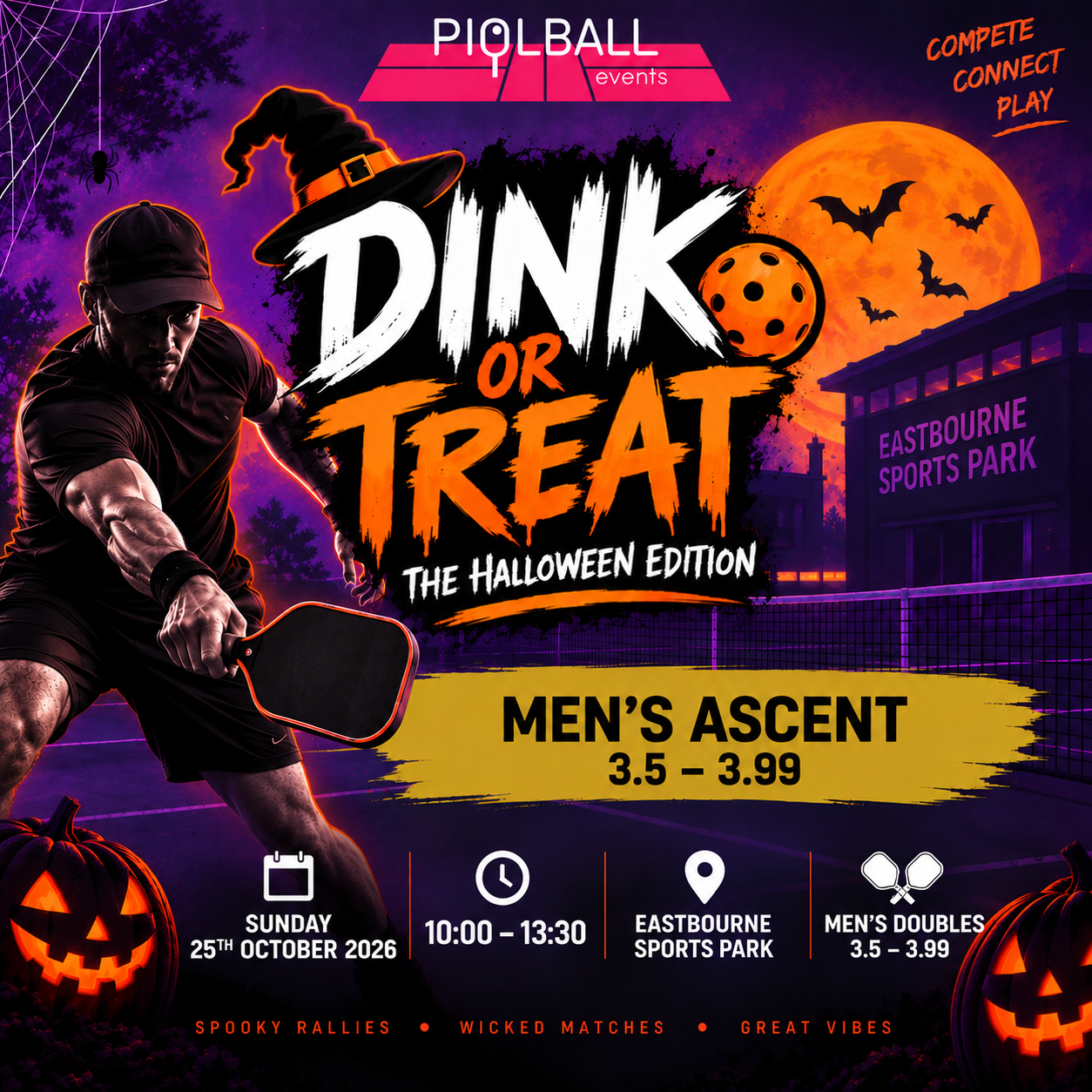 Men's Doubles ASCENT (DUPR 3.5 - 3.99) 25-Oct-26