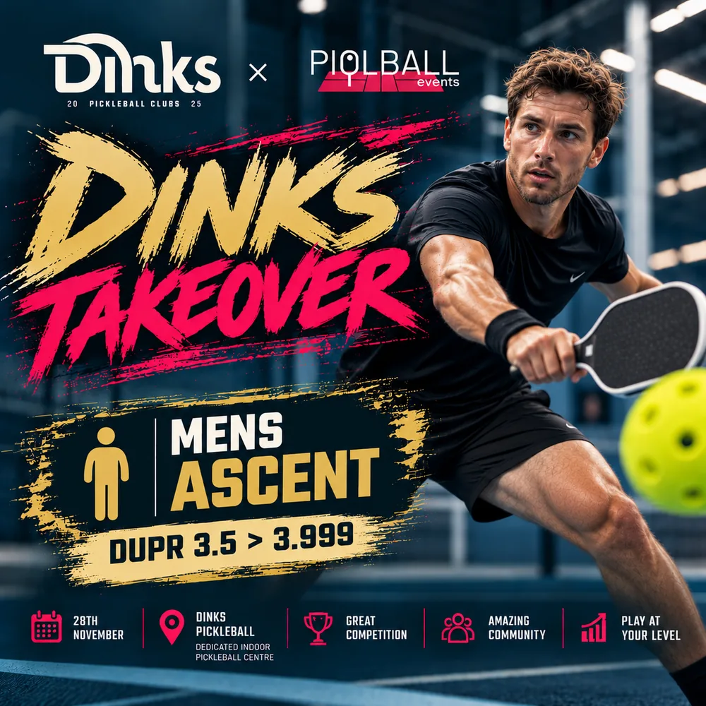DINKS Takeover Men's Ascent DUPR 3.5 to 3.999